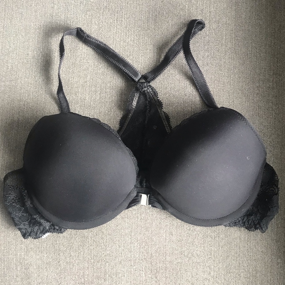 Black Lace Bra